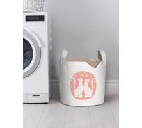 Корзина для хранения вещей JOYARTY Кошачья любовь 35x35 см gaba_422691_S