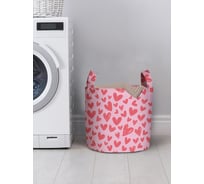 Корзина для хранения вещей JOYARTY Сердечки любви 35x35 см gaba_422630_S