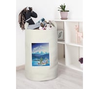 Корзина для игрушек JOYARTY новогодняя открытка 40x60 см toba_419861_L