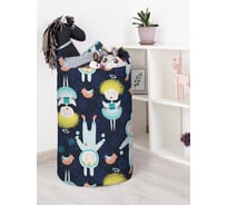 Корзина для игрушек JOYARTY мальчики-зайчики 40x60 см toba_419823_L