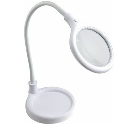 Малая настольная лупа с подсветкой 30 LED REXANT 3X 31-0247