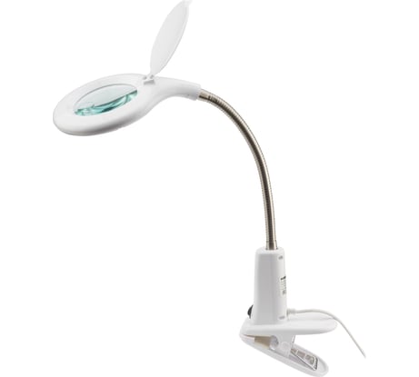 Малая настольная лупа REXANT 3Х + 12Х с подсветкой 60 LED 31-0244