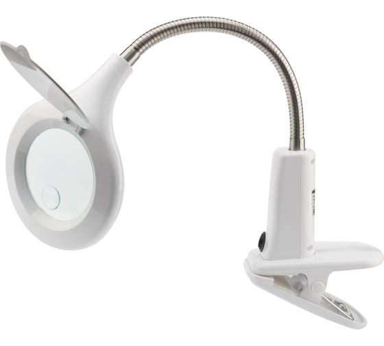Малая настольная лупа REXANT 3Х + 12Х с подсветкой 60 LED 31-0244