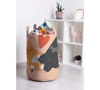 Корзина для игрушек JOYARTY Давай лапу 35x50 см toba_422679_M