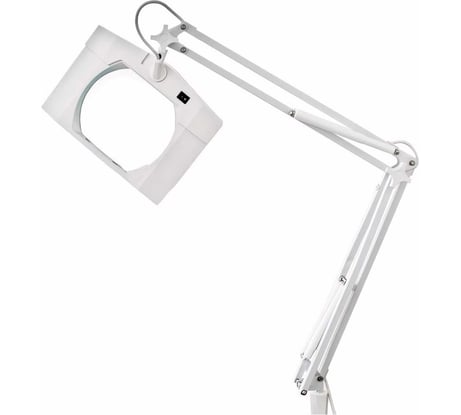 Настольная квадратная лупа REXANT 3Х с подсветкой 31-0101