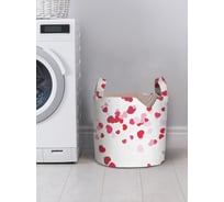 Корзина для хранения вещей JOYARTY Дождь из сердец 35x35 см gaba_422646_S