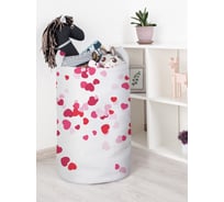 Корзина для игрушек JOYARTY Дождь из сердец 40x60 см toba_422646_L