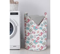 Корзина для хранения вещей JOYARTY Птички с письмом 40x60 см gaba_422723_L