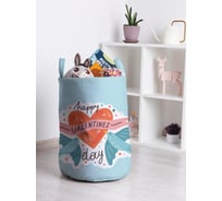 Корзина для игрушек JOYARTY Любовь и голуби 35x50 см toba_422671_M