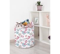 Корзина для игрушек JOYARTY Птички с письмом 35x35 см toba_422723_S