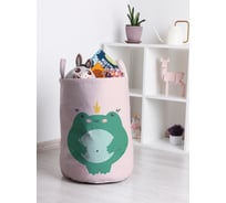 Корзина для игрушек JOYARTY Довольный лягушонок 35x50 см toba_422700_M