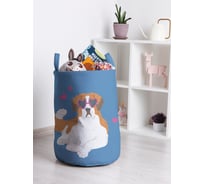 Корзина для игрушек JOYARTY Деловой пес 35x50 см toba_422661_M