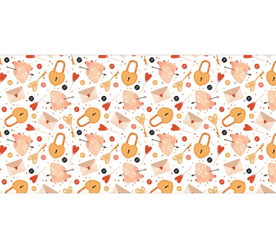 Корзина для игрушек JOYARTY Сердце и замок 35x50 см toba_422684_M