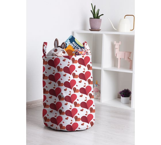 Корзина для игрушек JOYARTY Про любовь 35x50 см toba_422638_M 1