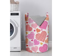 Корзина для хранения вещей JOYARTY Много сердец 40x60 см gaba_422660_L