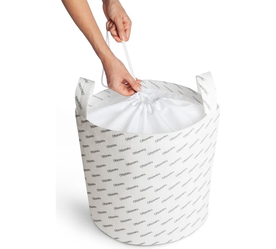 Корзина для игрушек JOYARTY Нарисованные сердца 35x35 см toba_422715_S