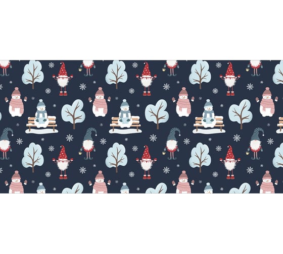 Корзина для игрушек JOYARTY снеговик в шапочке 40x60 см toba_419832_L