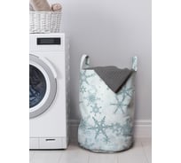 Корзина для хранения вещей JOYARTY иней снежинок 35x50 см gaba_419800_M