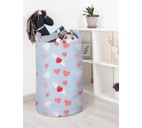 Корзина для игрушек JOYARTY Окрыленные сердца 40x60 см toba_422692_L