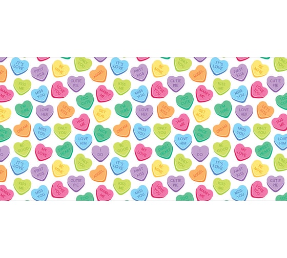 Корзина для игрушек JOYARTY Радуга сердец 35x50 см toba_422645_M