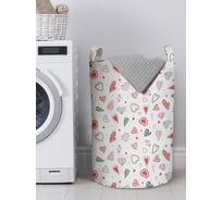 Корзина для хранения вещей JOYARTY Изобилие сердец 40x60 см gaba_422651_L