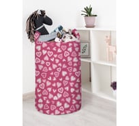 Корзина для игрушек JOYARTY Светящиеся сердечки 40x60 см toba_422622_L