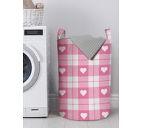 Корзина для хранения вещей JOYARTY Сердце в клетке 40x60 см gaba_422633_L