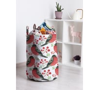 Корзина для игрушек JOYARTY снегири прилетели 35x50 см toba_419848_M