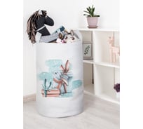 Корзина для игрушек JOYARTY зайка с подарком 40x60 см toba_419846_L