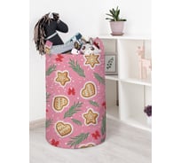 Корзина для игрушек JOYARTY новогодние пряники 40x60 см toba_419871_L