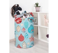 Корзина для игрушек JOYARTY новогодние игрушки 40x60 см toba_419821_L