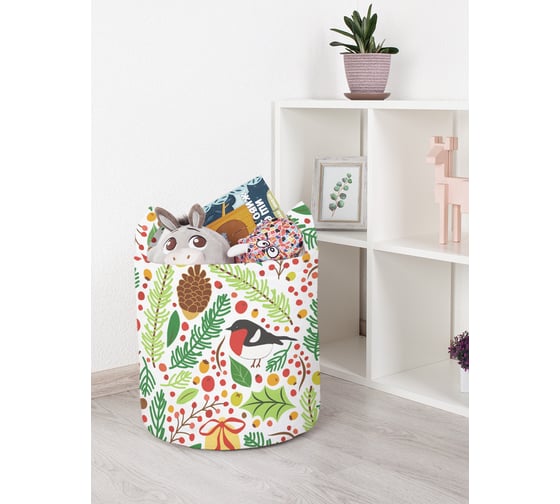 Корзина для игрушек JOYARTY рождественское настроение 35x35 см toba_419879_S 1