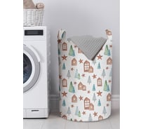 Корзина для хранения вещей JOYARTY новогодние звезды 40x60 см gaba_380864_L