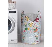 Корзина для хранения вещей JOYARTY подарки от санты 40x60 см gaba_380799_L