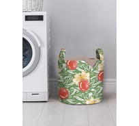 Корзина для хранения вещей JOYARTY акварельные шары на елке 35x35 см gaba_419876_S