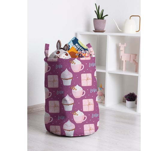 Корзина для игрушек JOYARTY Кофе с пирожным 35x50 см toba_422666_M 1