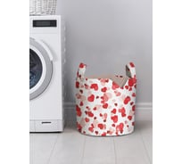 Корзина для хранения вещей JOYARTY Обилие сердец 35x35 см gaba_422687_S