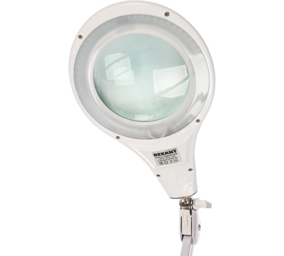 Настольная лупа на струбцине REXANT 5Х с подсветкой 56 LED 31-0403