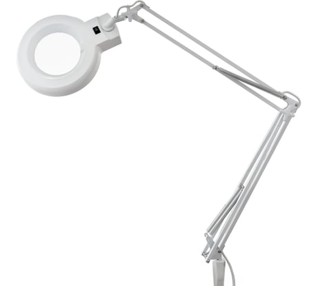 Настольная лупа на струбцине REXANT 8D с подсветкой 31-0021