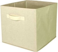 Короб-кубик для хранения ГЕЛЕОС 30x30x30 см, бежевый КУБ33-4