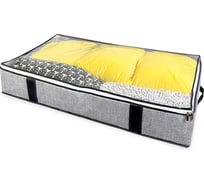 Кофр под кровать ГЕЛЕОС 50x100x17 см, серый КОФР-100