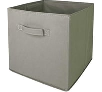 Короб-кубик для хранения ГЕЛЕОС 30x30x30 см, дымчатый КУБ33-1