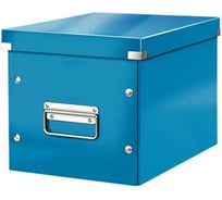Короб Leitz click and store, куб, m, синий 61090036