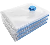 Вакуумные пакеты для одежды и хранения вещей BIRD HOUSE большие, 70x100 см, набор 3 шт. 29706