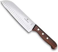 Нож Santoku с рифленым лезвием 17 см, дерево GB Victorinox 6.8520.17G