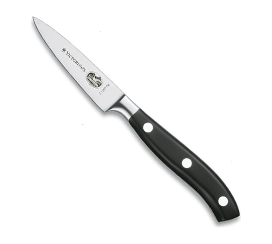 Универсальный кованый черный нож 8 см GB Victorinox 7.7203.08G