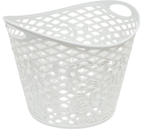 Универсальная корзина IDILAND Sakura круглая 3.1 л, 210x200x163 мм светло-серый 221306121/03
