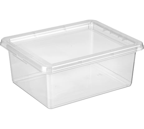 Ящик для хранения IDILAND Palm 17 л, 420x340x175 мм бесцветный 221300501/00