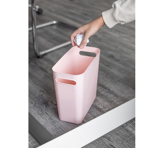 Пластиковый контейнер для хранения BIRD HOUSE розовый B0172