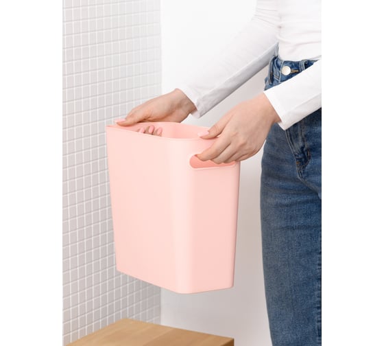 Пластиковый контейнер для хранения BIRD HOUSE розовый B0172